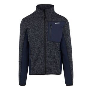 Regatta Mens Baslinn Marl Full Zip Fleece Jacket / Navy/Navy